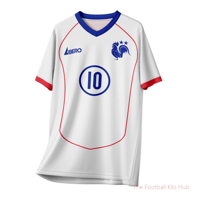 Zidane 10 France Vintage Style Concept Shirt Adult Short Sleeve-unisoccer store