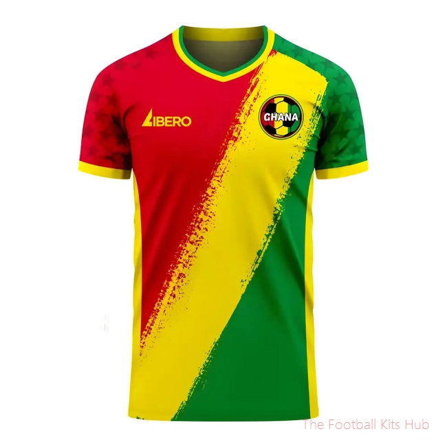 Ghana 2025-2026 Away Concept Football Kit (Libero) (AYEW 10)-unisoccer store