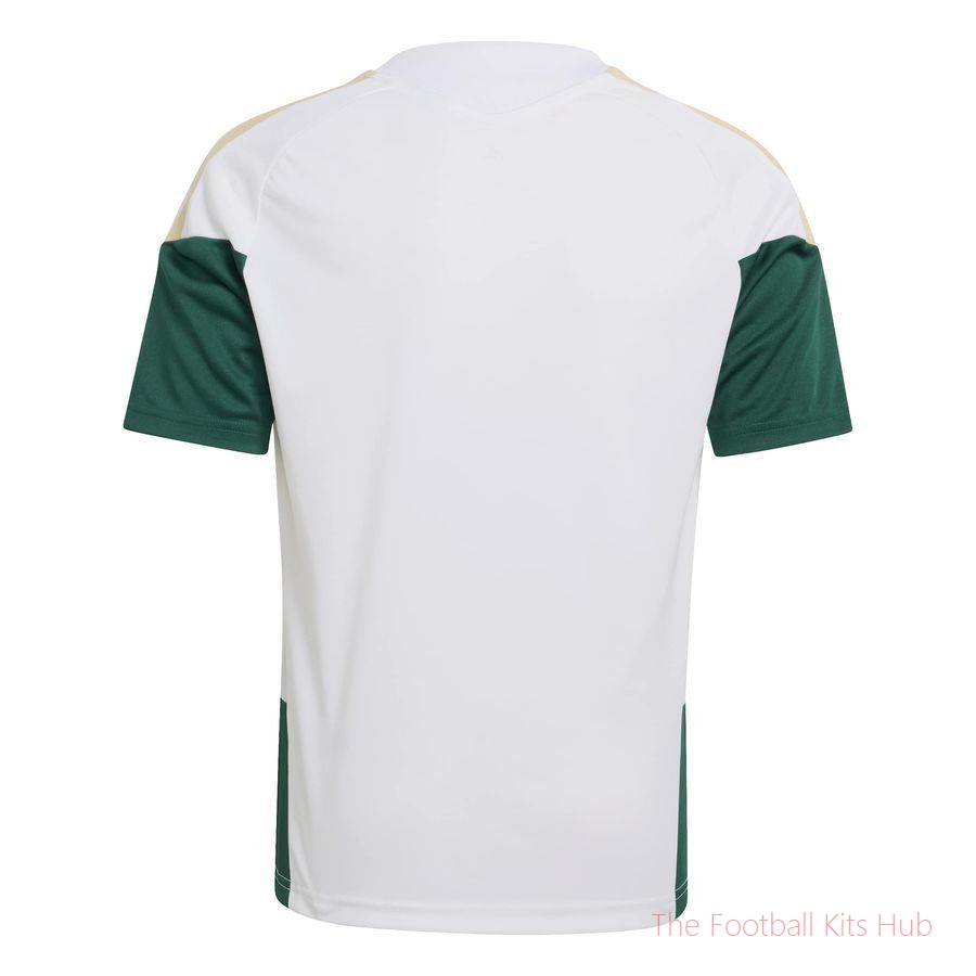 Italy Training T-Shirt Tiro 26 - White/Core Green Kids-unisoccer store