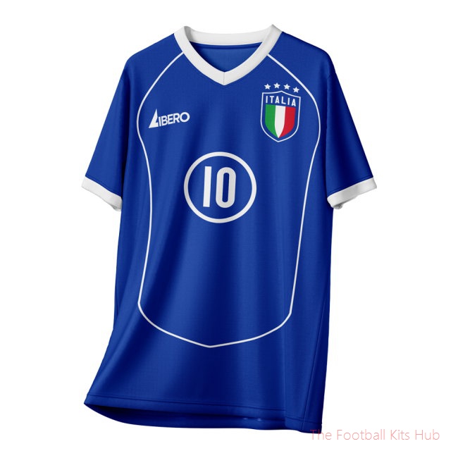 Roberto Baggio 10 Italy 1990 Vintage Style Concept Shirt Adult Short Sleeve-unisoccer store