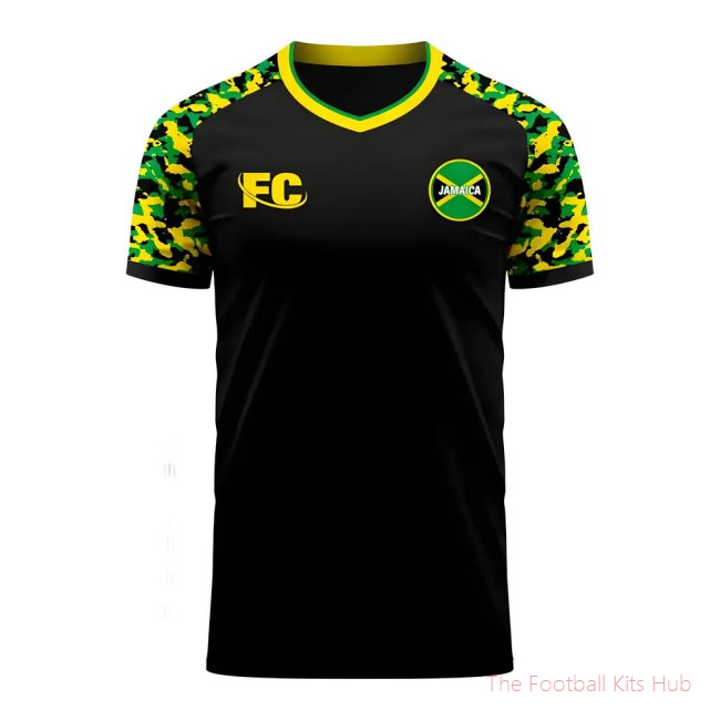 Jamaica 2020-2021 Away Concept Football Kit (Fans Culture) - Womens-unisoccer store