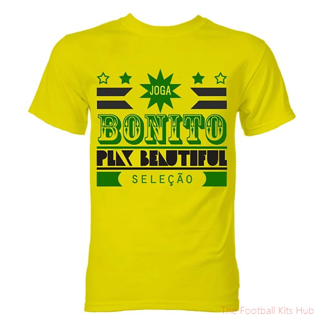 Brazil Joga Bonito T-Shirt (Yellow)-unisoccer store
