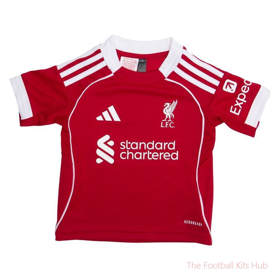 Liverpool Home Shirt 2025/26 Mini-Kit Kids-unisoccer store