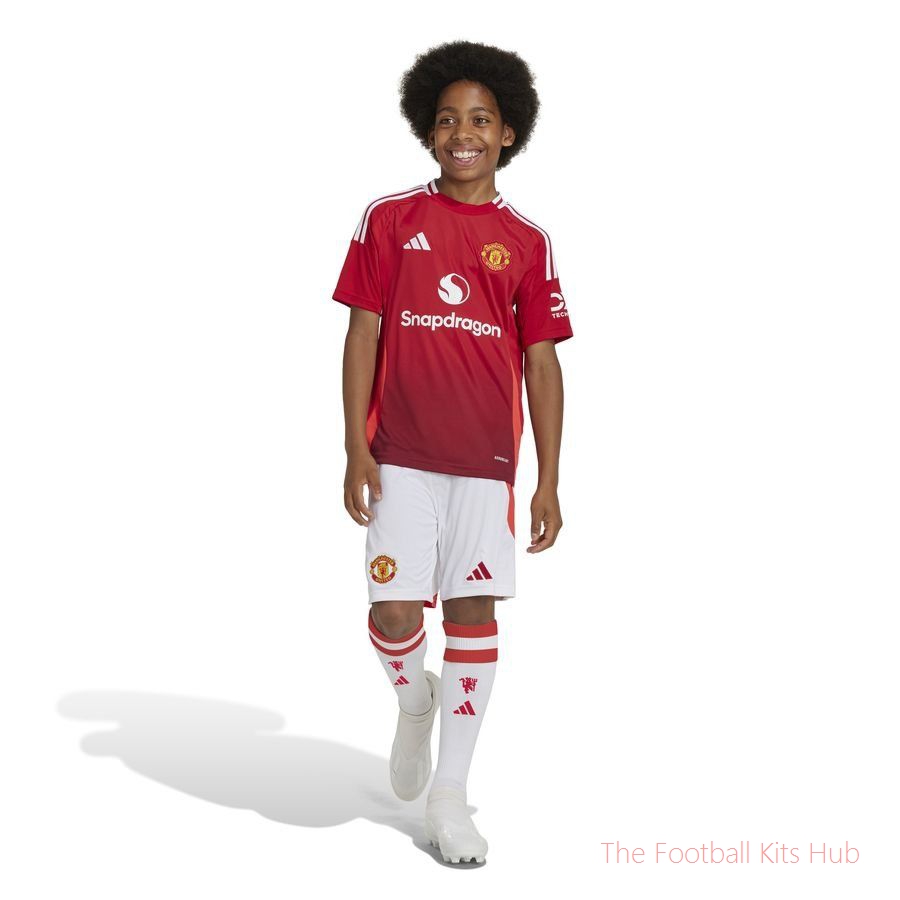Manchester United Home Shorts 2024/25 Kids-unisoccer store