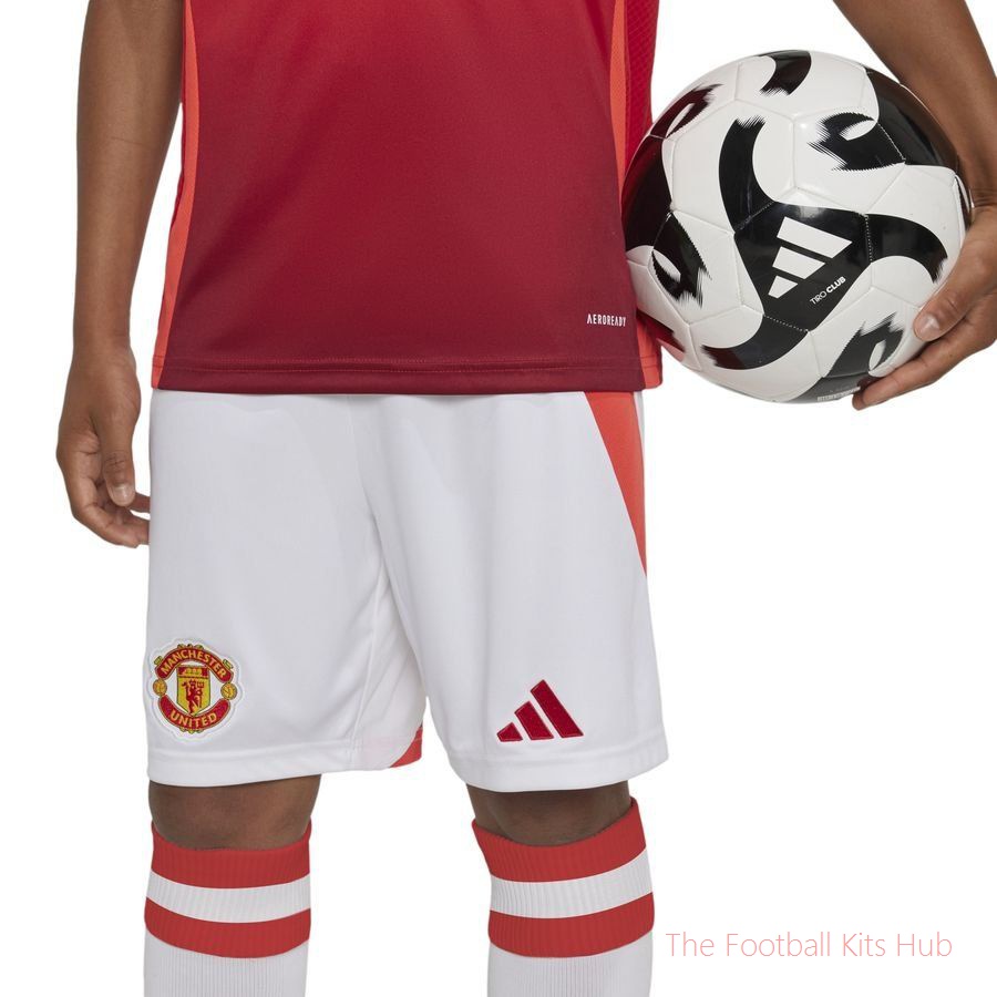 Manchester United Home Shorts 2024/25 Kids-unisoccer store
