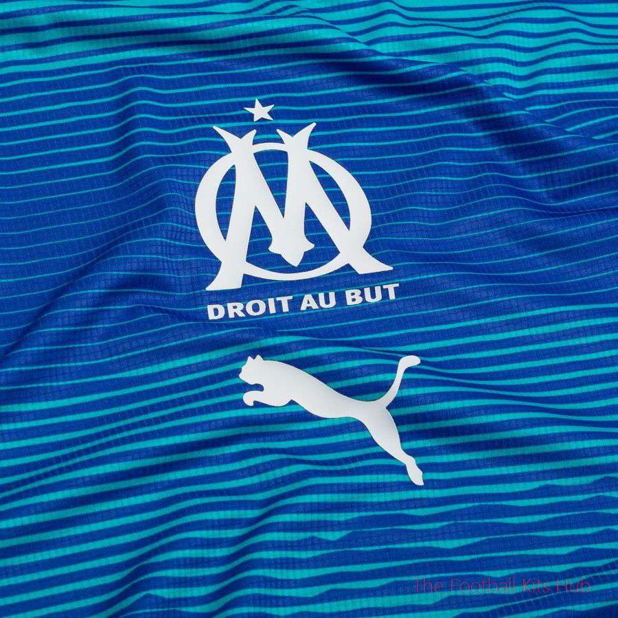 Marseille Training T-Shirt Pre Match - Royal Sapphire/Team Aqua-unisoccer store