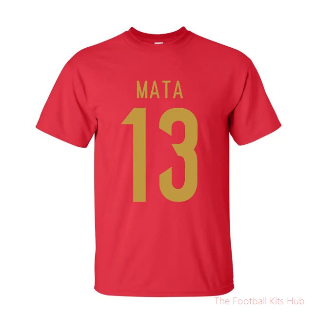 Juan Mata Spain Hero T-shirt (red)-unisoccer store
