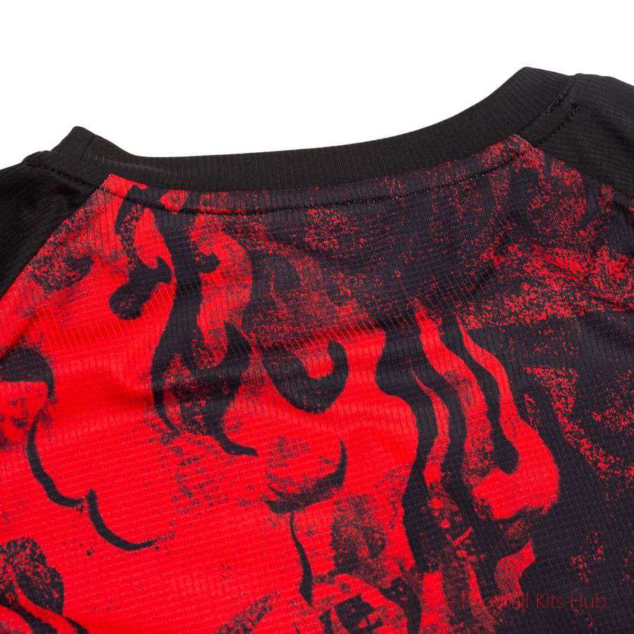 Milan Training T-Shirt Pre Match - For All Time Red/PUMA Black Kids-unisoccer store