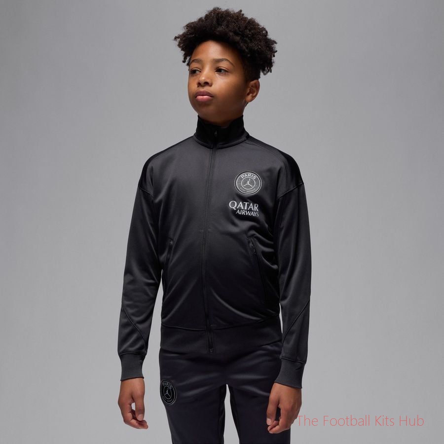 Paris Saint Germain Tracksuit Dri-FIT Strike 4th Jordan x PSG - Particle Grey/Off Noir Kids-unisoccer store