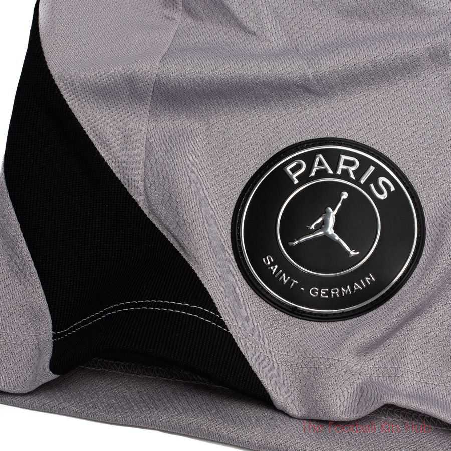 Paris Saint Germain Training Shorts Dri-FIT Strike Jordan x PSG Night Edition - Atmosphere Grey/Black-unisoccer store