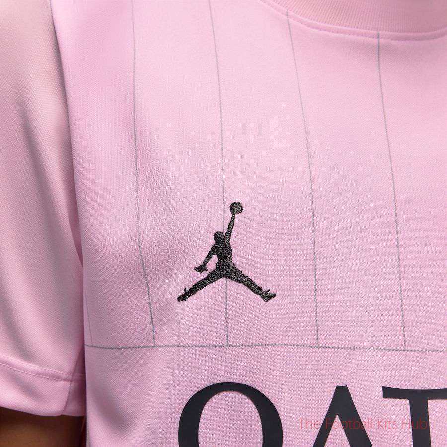 Paris Saint Germain Training T-Shirt Dri-FIT Academy Pro Pre Match 4th Jordan x PSG - Pink Foam/Particle Grey/Off Noir Kids-unisoccer store