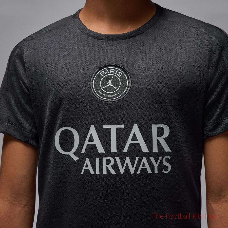 Paris Saint Germain Training T-Shirt Dri-FIT Strike 4th Jordan x PSG - Particle Grey/Off Noir Kids-unisoccer store