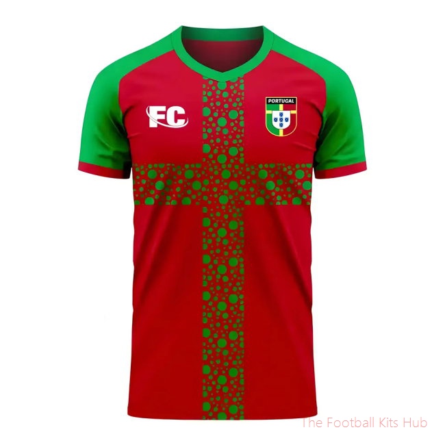 Portugal 2020-2021 Home Concept Football Kit (Fans Culture)-unisoccer store