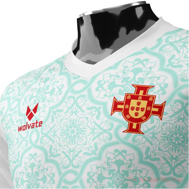 Portugal Heritage Football Jersey (Wolvate) Adult Short Sleeve-unisoccer store