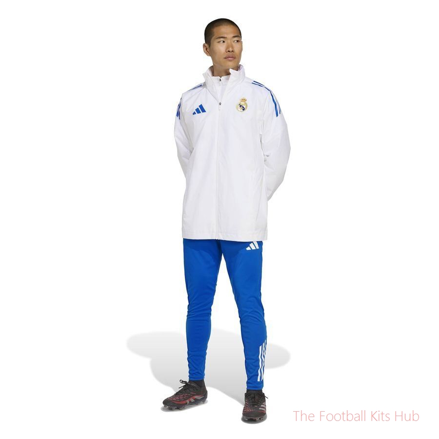 REAL EU AW JKT WHITE-unisoccer store