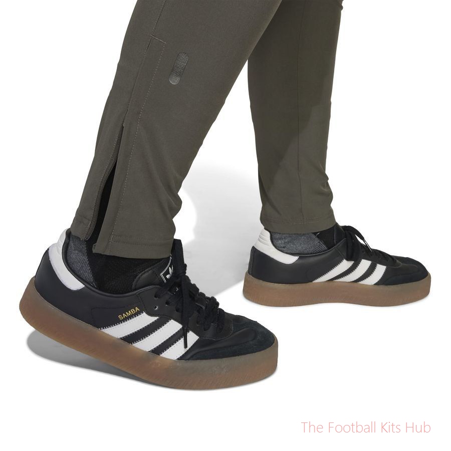 Real Madrid Training Trousers Tiro 25 Competition Vis Tech Travel - Utility Grey/Semi Frozen Yellow Kids-unisoccer store