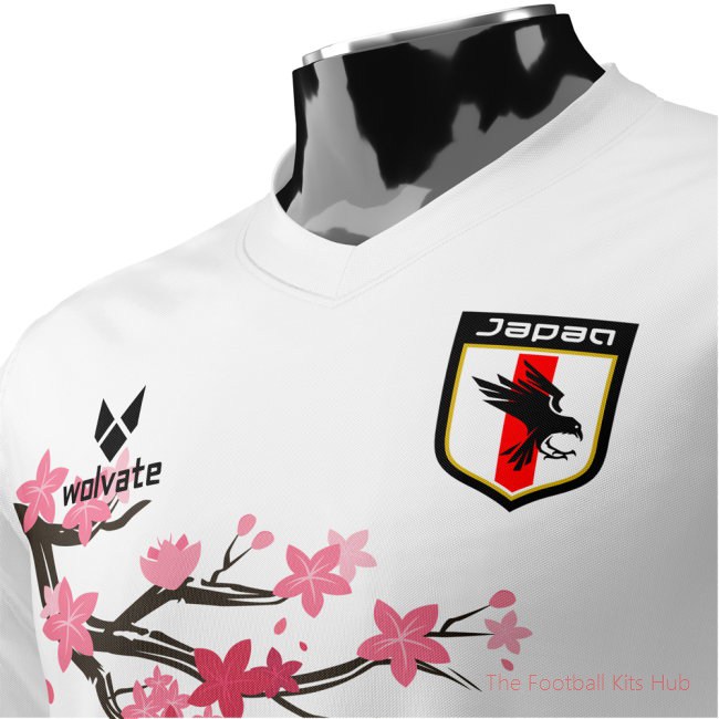 Japan Samurai Heritage Football Jersey (Wolvate) Kids Short Sleeve (Your Name)-unisoccer store
