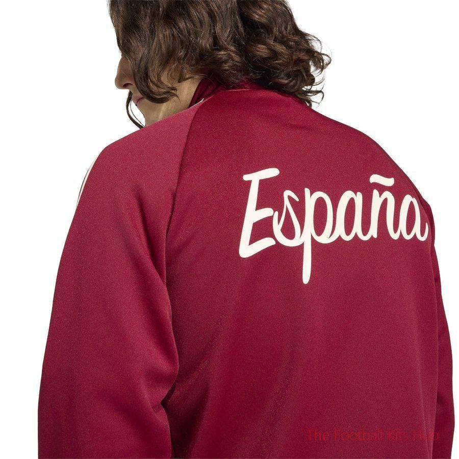 Spain Track Top OG World Cup 2026 - Collegiate Burgundy-unisoccer store