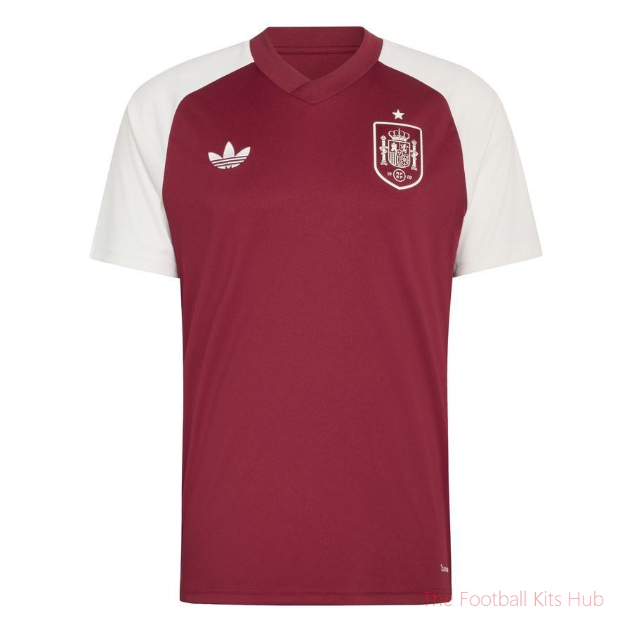Spain Training T-Shirt Pre Match Away World Cup 2026 - Collegiate Burgundy-unisoccer store