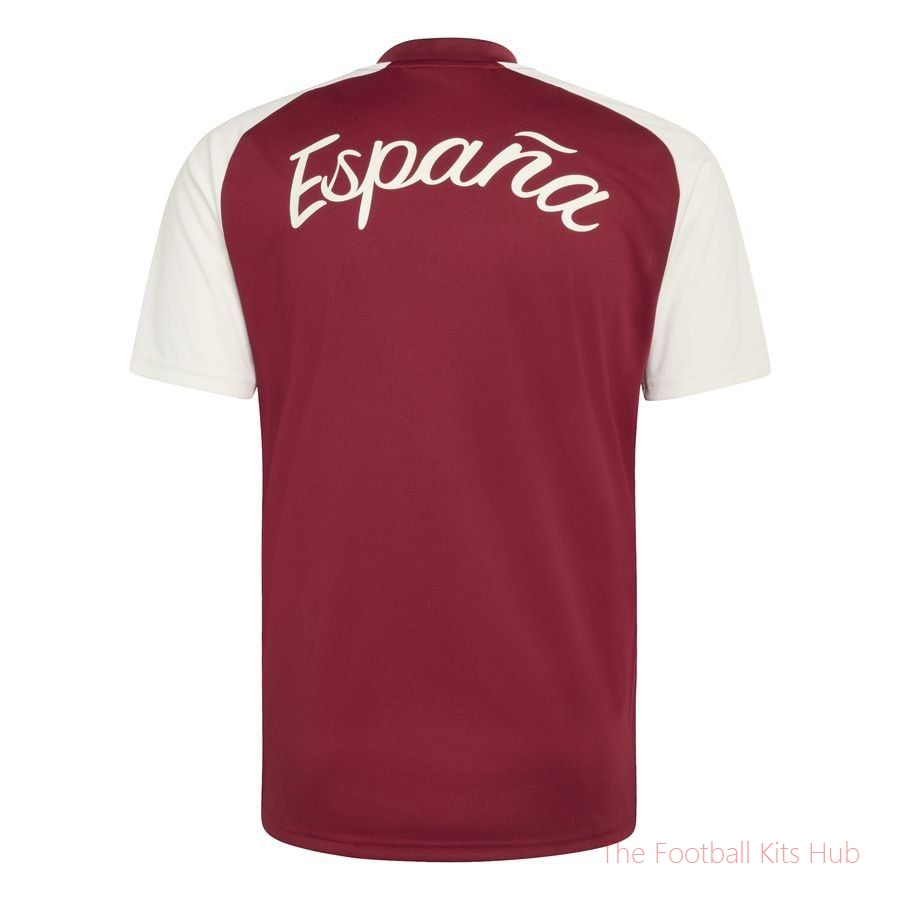 Spain Training T-Shirt Pre Match Away World Cup 2026 - Collegiate Burgundy-unisoccer store