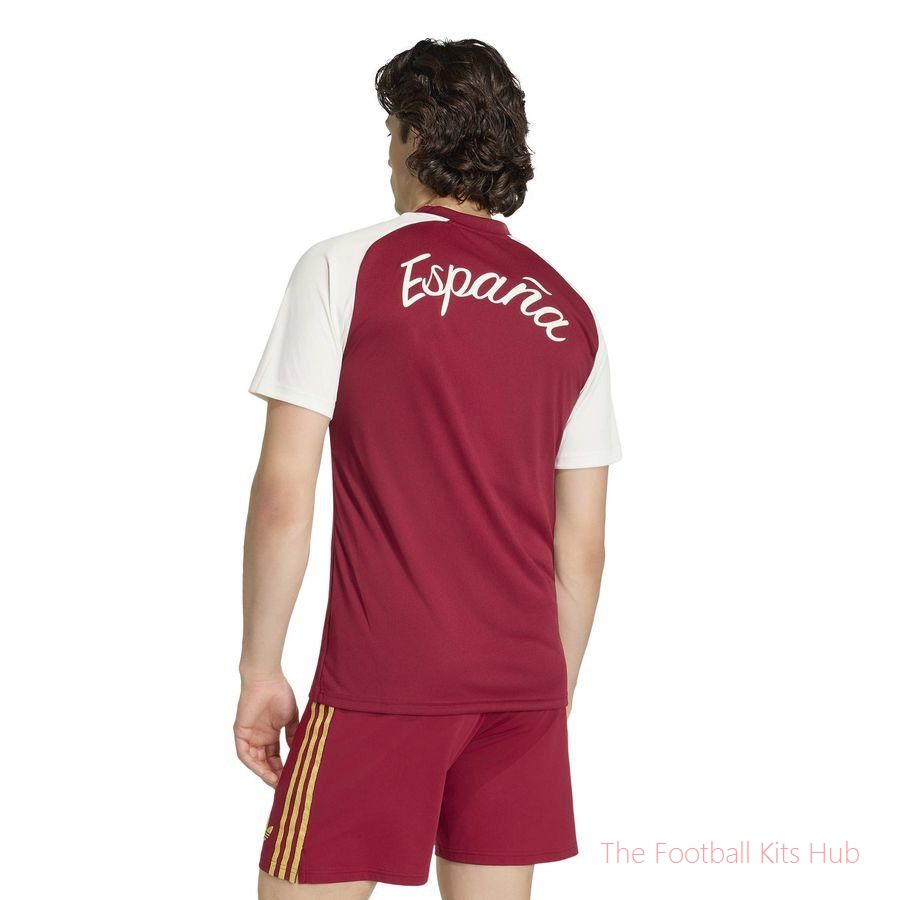 Spain Training T-Shirt Pre Match Away World Cup 2026 - Collegiate Burgundy-unisoccer store