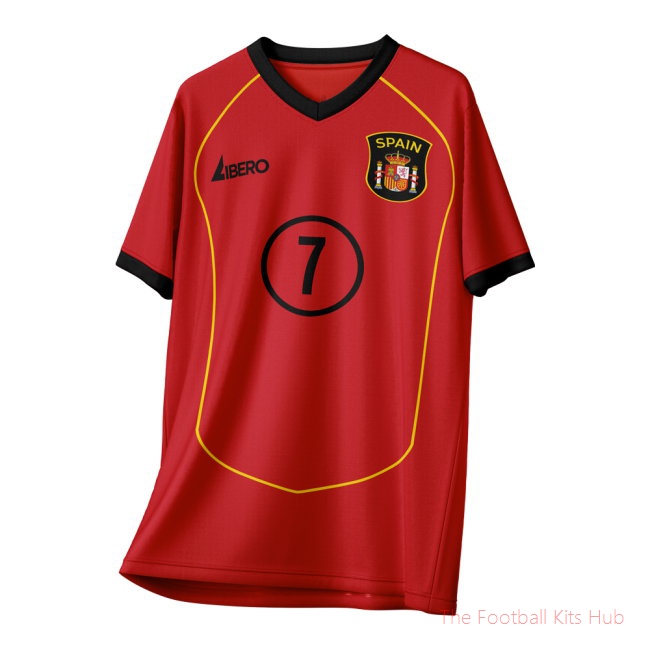 Raul 7 Spain Vintage Style Concept Shirt Adult Short Sleeve-unisoccer store