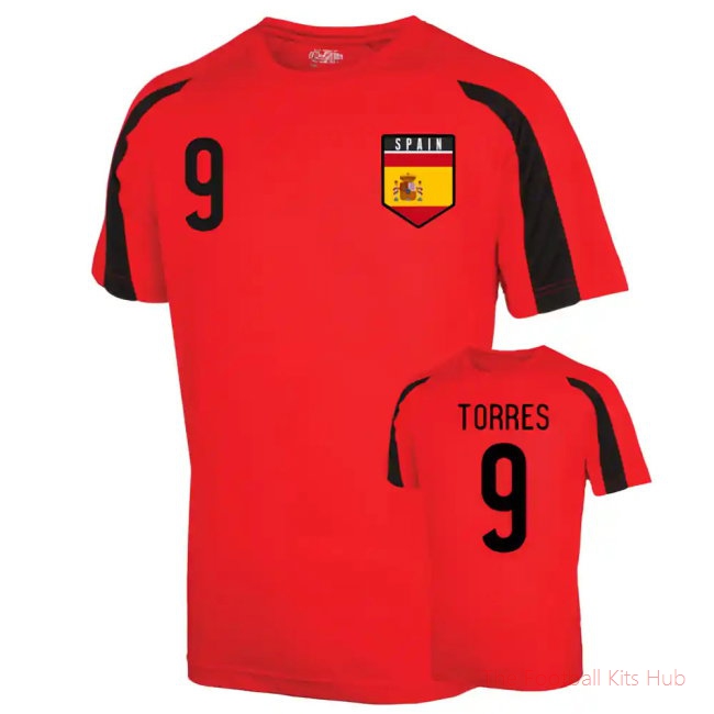 Spain Sports Training Jersey (torres 9) - Kids-unisoccer store