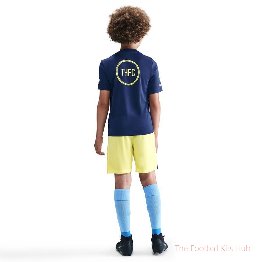 Tottenham Training T-Shirt Dri-FIT Academy Pro Pre Match 3rd - Blue Void/Dynamic Yellow Kids-unisoccer store