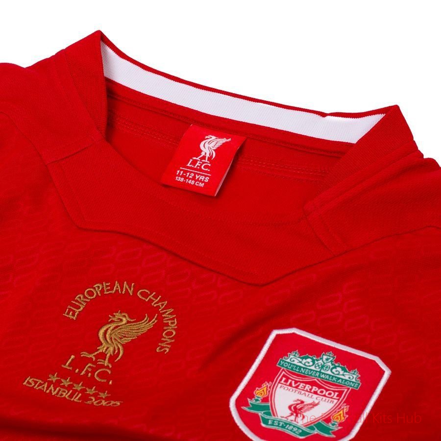 Liverpool Home Shirt Istanbul 2005 Kids-unisoccer store