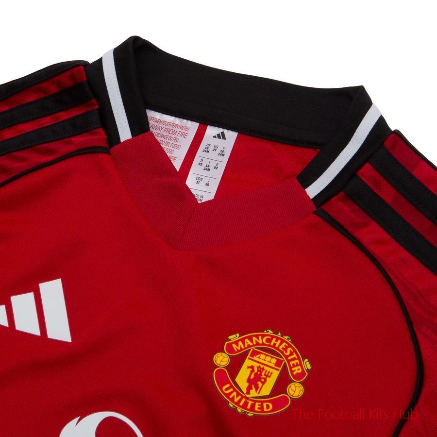 Manchester United Home Shirt 2025/26 Mini-Kit Kids-unisoccer store