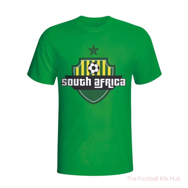 South Africa Country Logo T-shirt (green)-unisoccer store