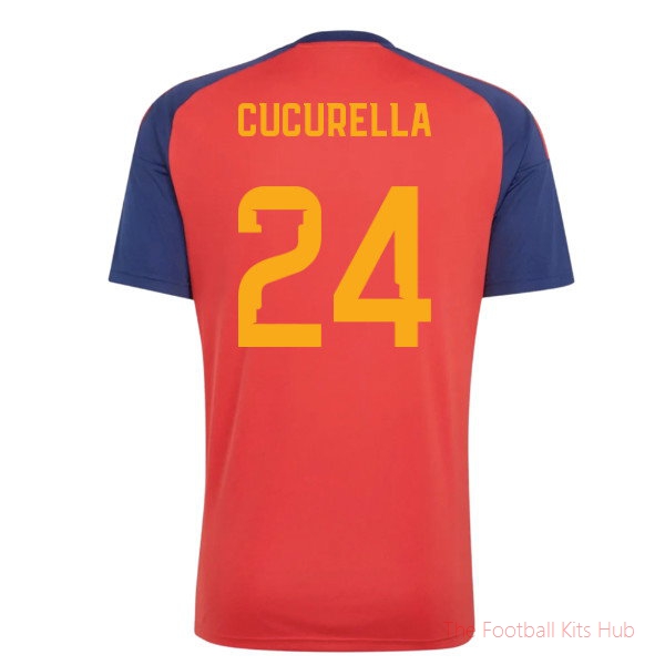 2026-2027 Spain Home Fan Jersey (Cucurella 24)-unisoccer store