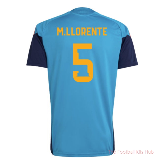 2026-2027 Spain Training Jersey (Bold Aqua) (M.Llorente 5)-unisoccer store