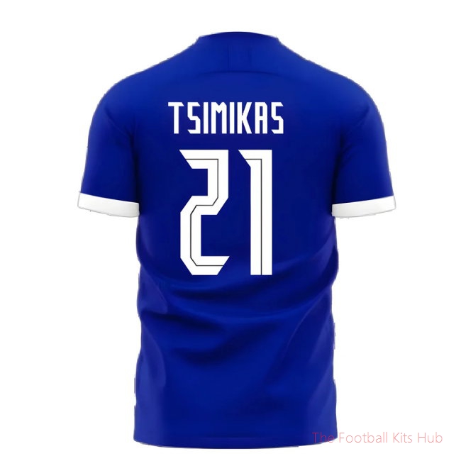 Greece 2025-2026 Away Concept Football Kit (Libero) (TSIMIKAS 21)-unisoccer store