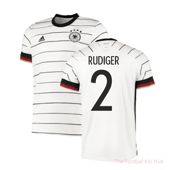 2020-2021 Germany Home Adidas Football Shirt (RUDIGER 2)-unisoccer store