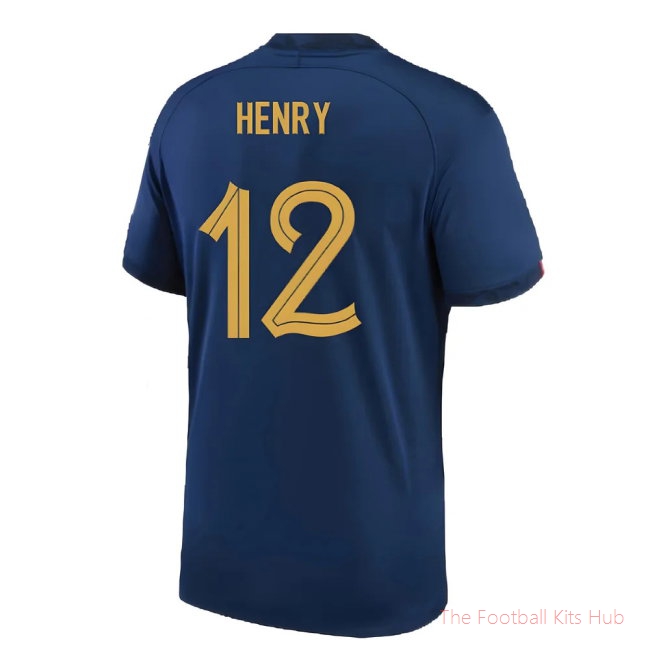 2022-2023 France Home Shirt (HENRY 12)-unisoccer store
