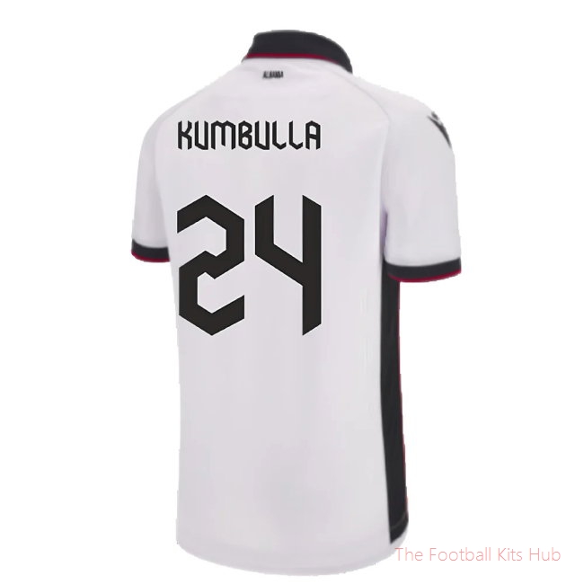 2023-2024 Albania Away Authentic Shirt (Kumbulla 24)-unisoccer store
