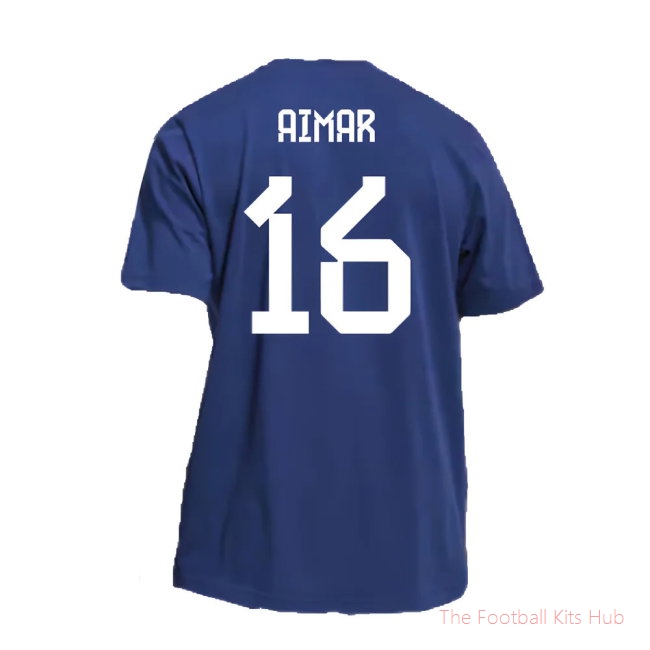 2022-2023 Argentina DNA Graphic Tee (Night Indigo) (AIMAR 16)-unisoccer store