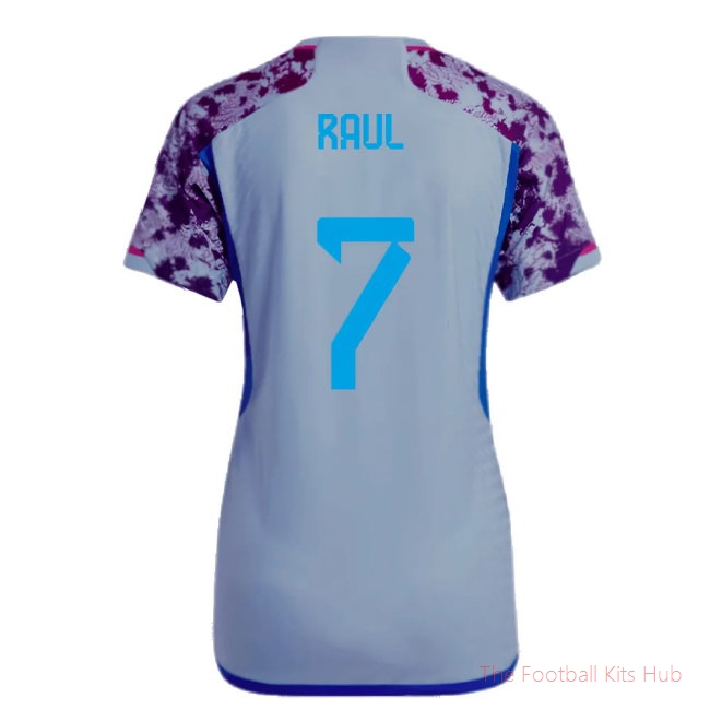 2023-2024 Spain Authentic Away Jersey - Ladies (Raul 7)-unisoccer store