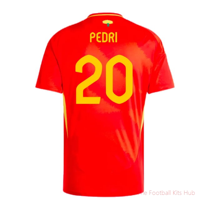 2024-2025 Spain Home Shirt (Pedri 20)-unisoccer store