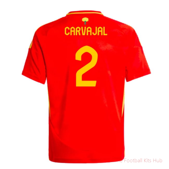 2024-2025 Spain Home Shirt (Kids) (Carvajal 2)-unisoccer store