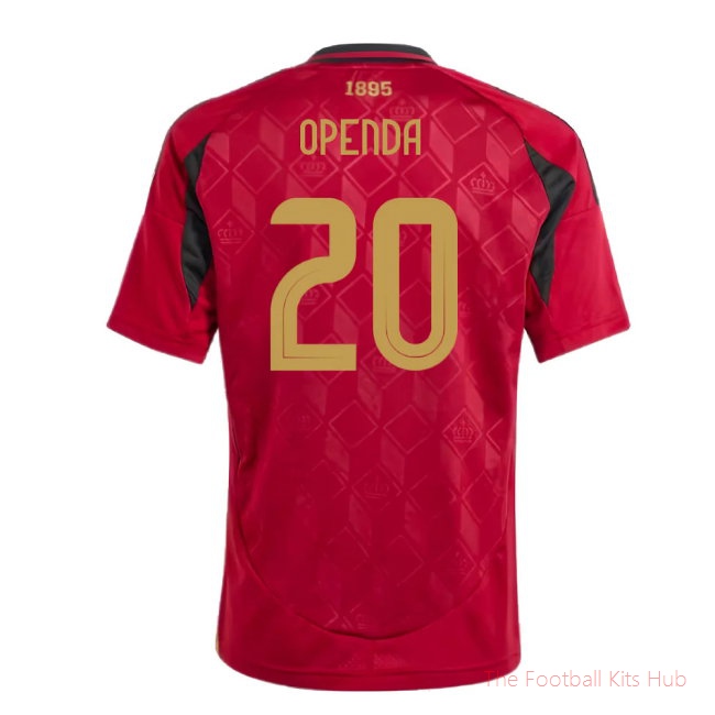 2024-2025 Belgium Home Shirt (Kids) (Openda 20)-unisoccer store