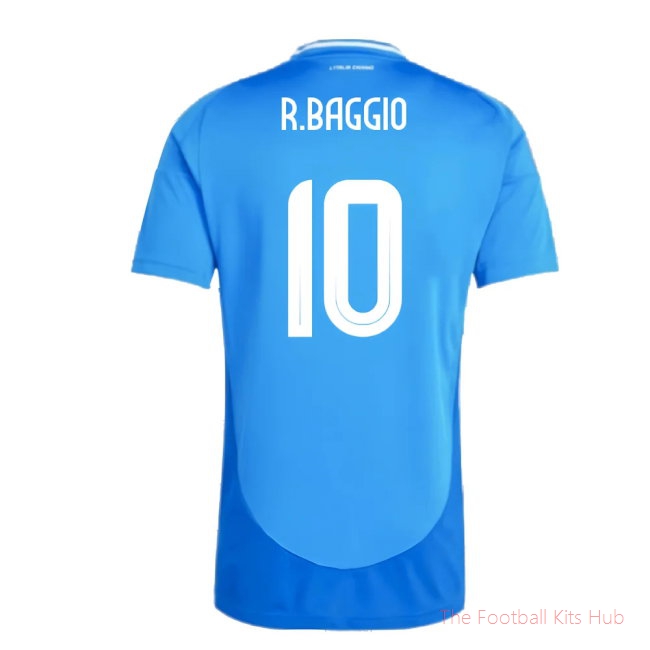 2024-2025 Italy Home Shirt (R.BAGGIO 10)-unisoccer store