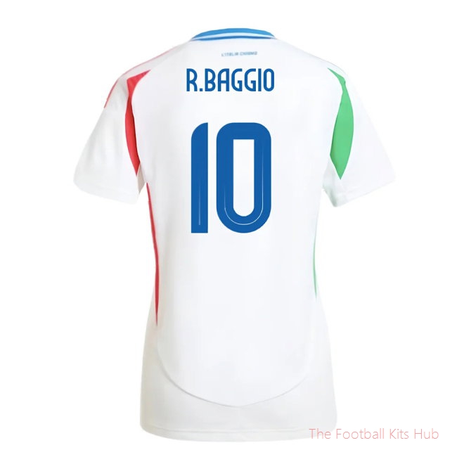 2024-2025 Italy Away Shirt (Ladies) (R.BAGGIO 10)-unisoccer store