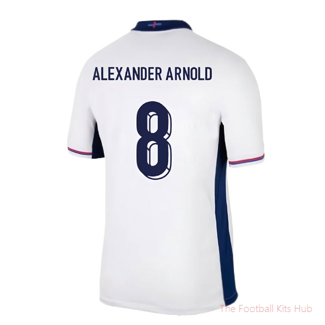 2024-2025 England Home Shirt (Alexander Arnold 8)-unisoccer store
