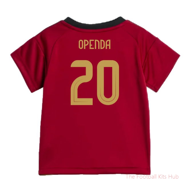 2024-2025 Belgium Home Baby Kit (Openda 20)-unisoccer store