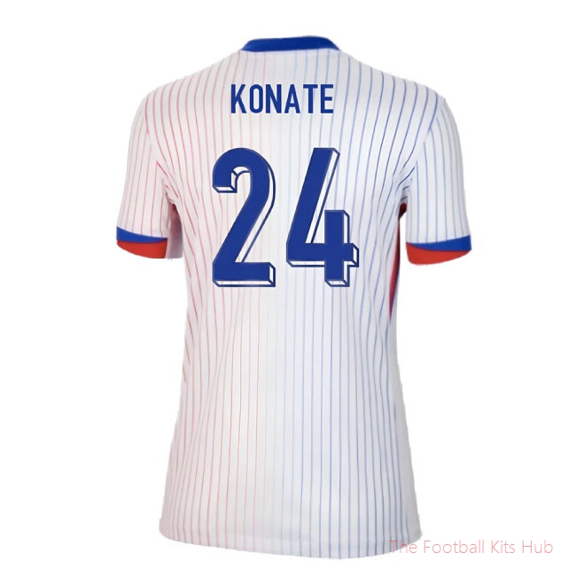 2024-2025 France Away Shirt (Womens) (Konate 24)-unisoccer store