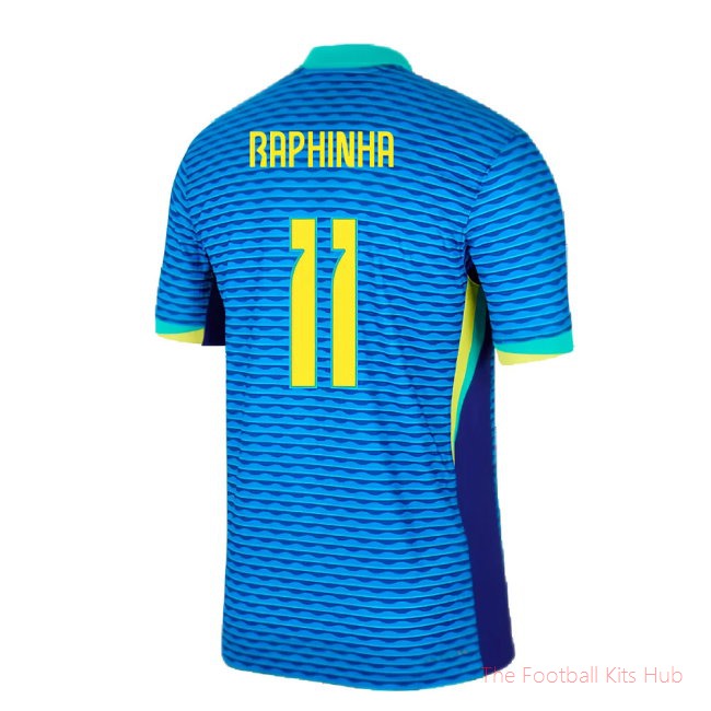 2024-2025 Brazil Away Dri-Fit ADV Match Shirt (Raphinha 11)-unisoccer store