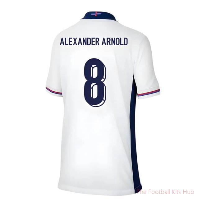 2024-2025 England Home Shirt (Kids) (Alexander Arnold 8)-unisoccer store