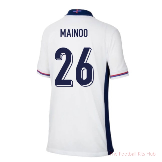 2024-2025 England Home Shirt (Kids) (Mainoo 26)-unisoccer store